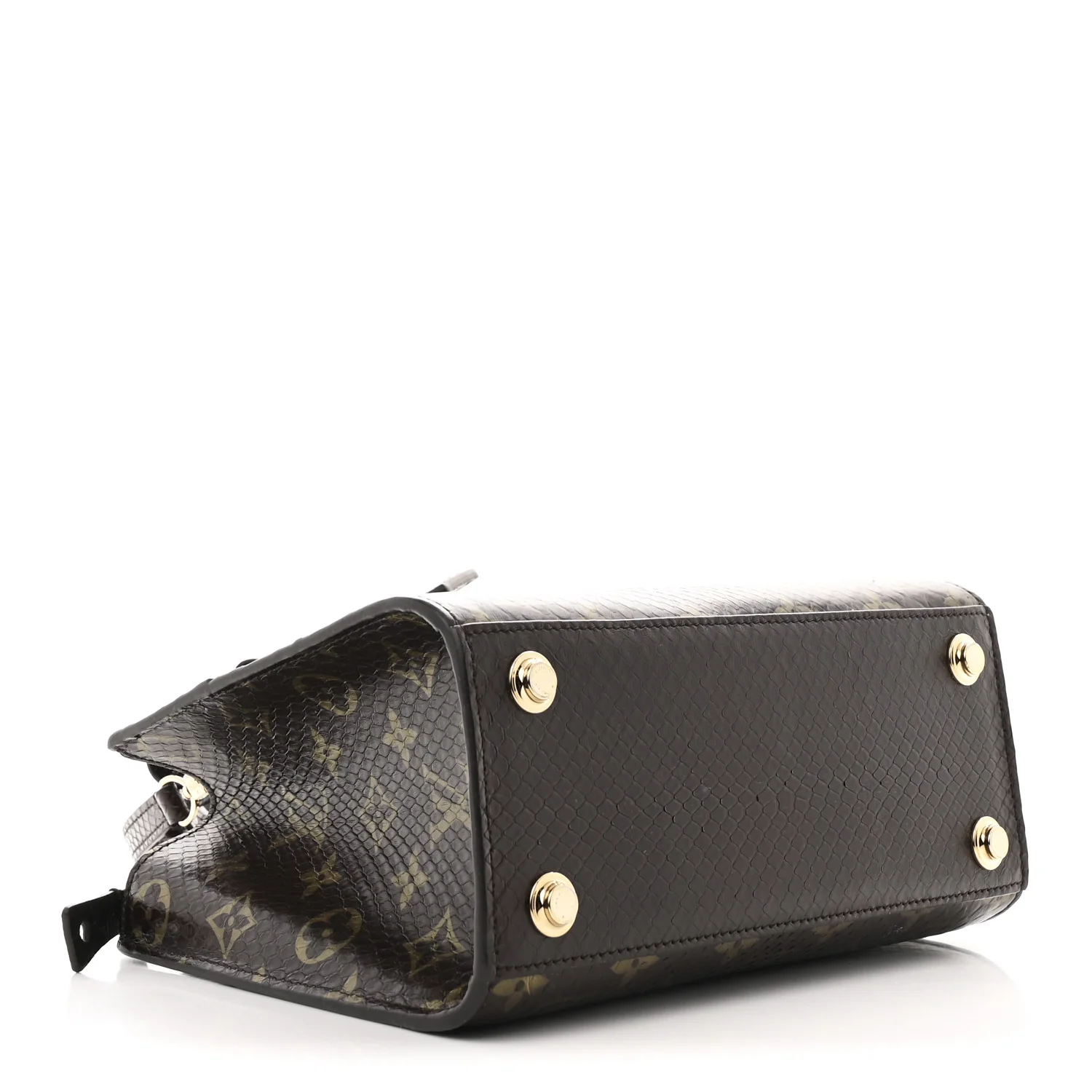 Snakeskin Monogram City Steamer Mini Brown - Top Club