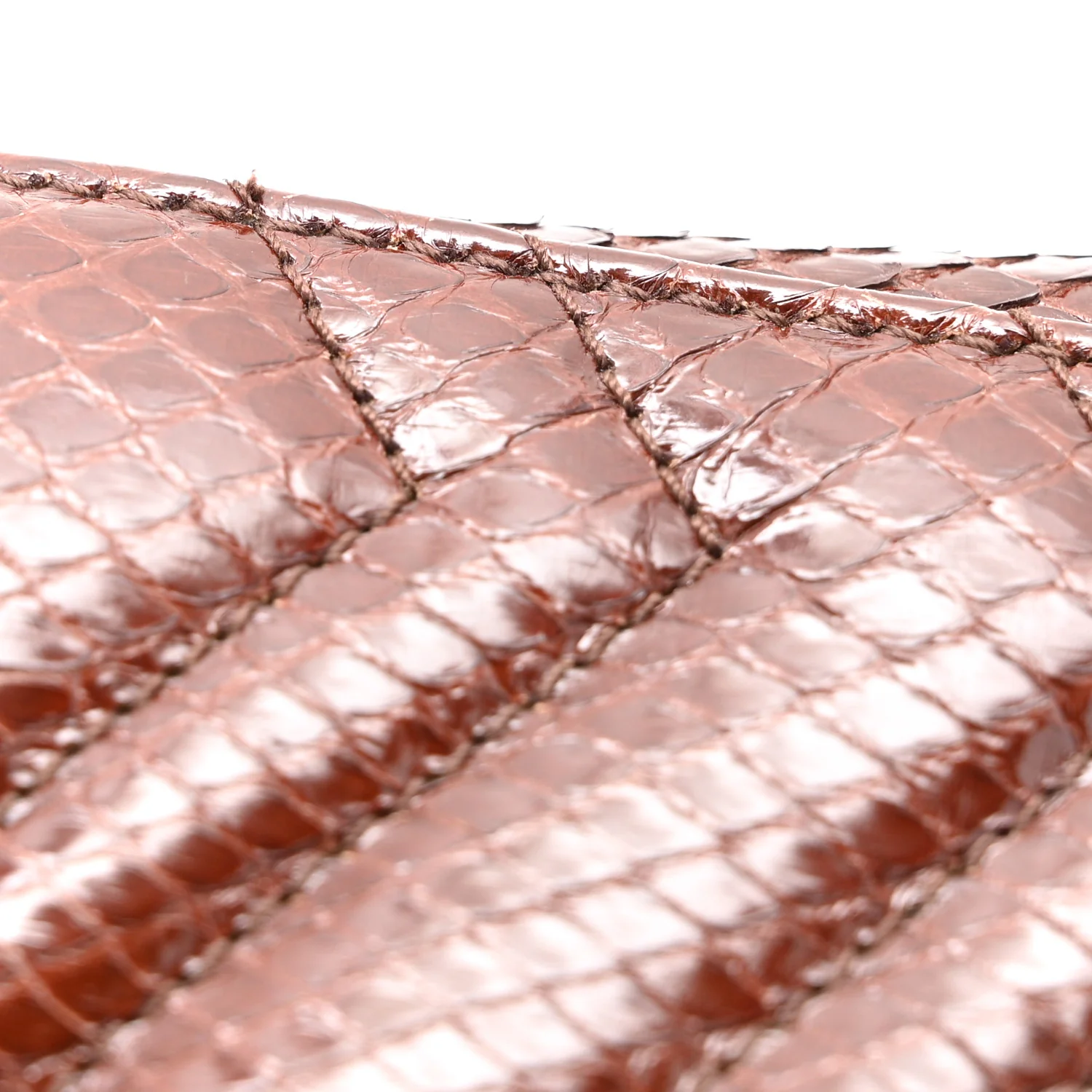 Snakeskin Matelasse Medium GG Marmont Slim Tote Brown - Top Club