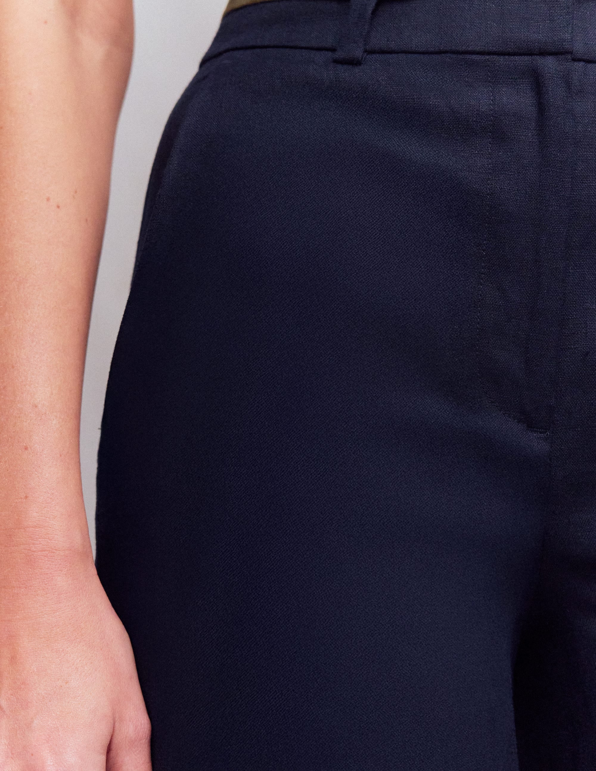 Belgravia Leinenhose-Marineblau