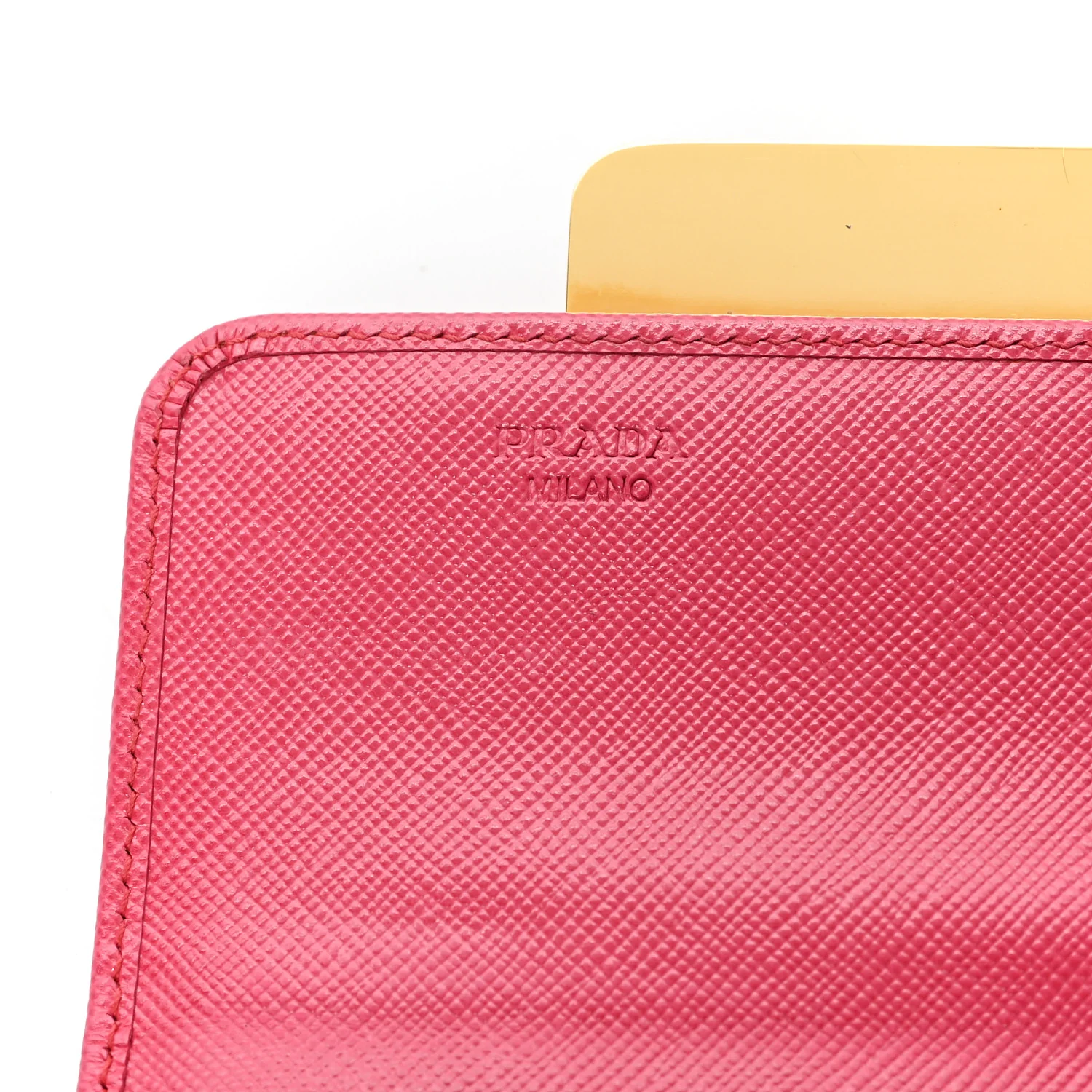 Saffiano Crystal Continental Flap Wallet Peonia - Top Club