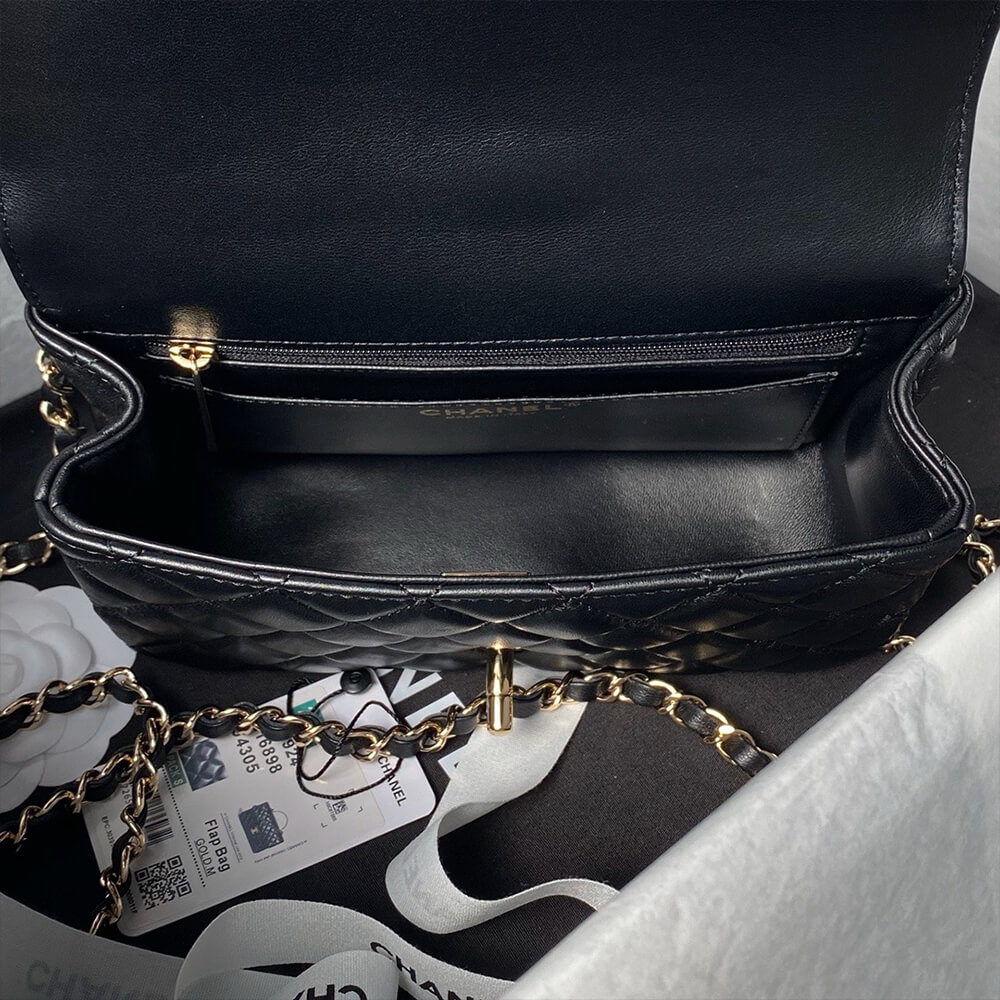 CHANEL Mini Flap Bag with Top Handle - Top Club