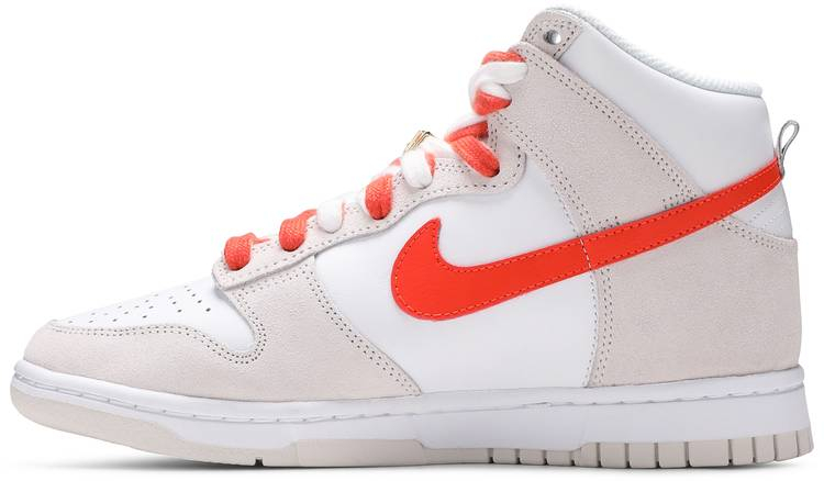 Wmns Dunk High SE  First Use Pack-White Orange  DH6758-100 - Sneaker Replica Workshop