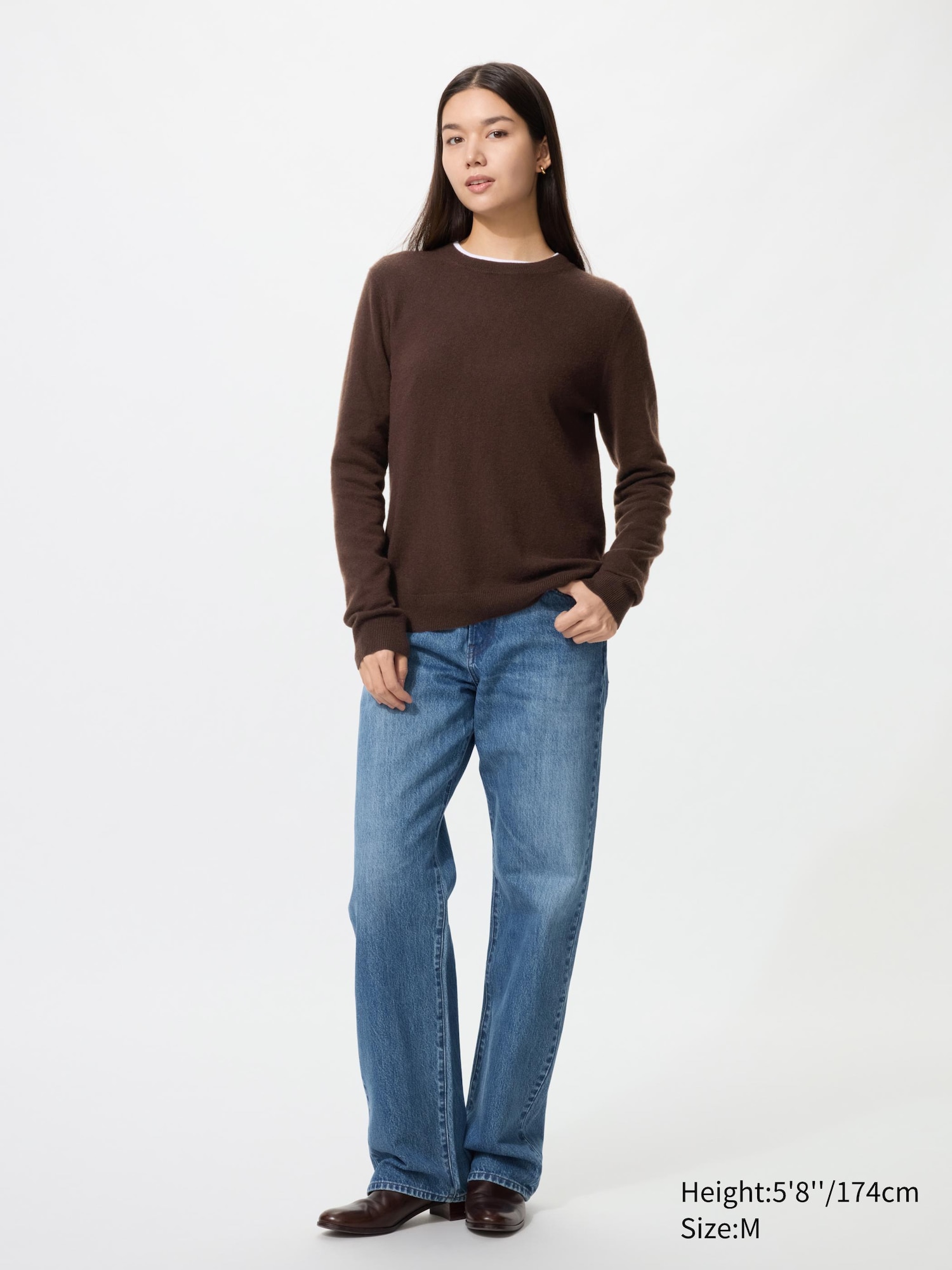 100% Cashmere Crew Neck Sweater