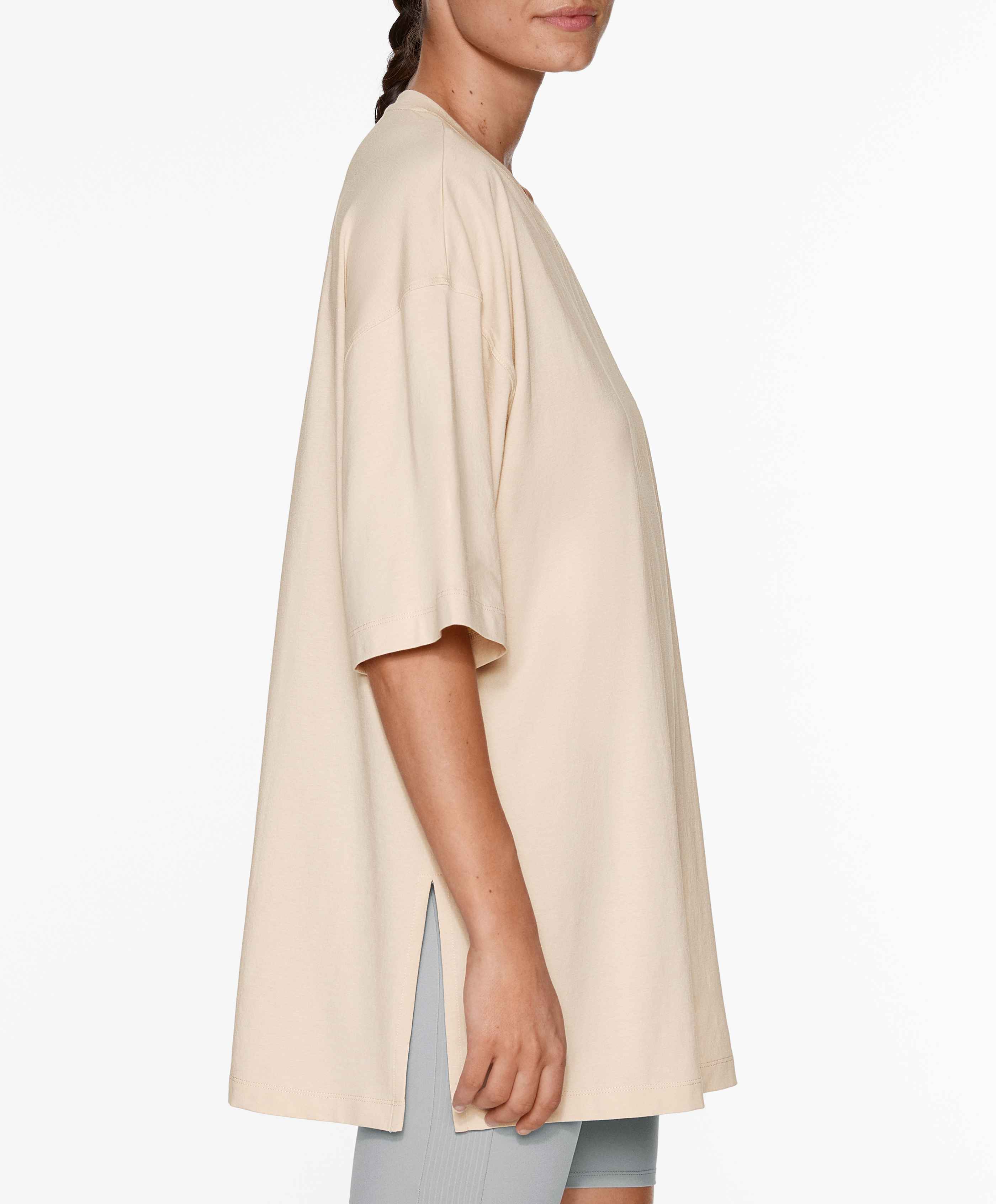 OYSHO Short sleeve cotton blend T-shirt