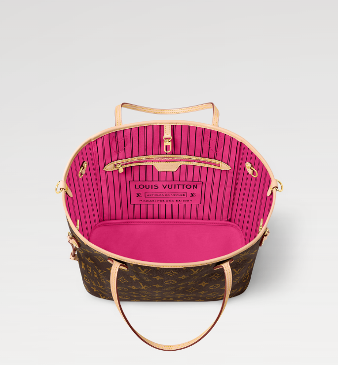 Louis Neverfull Bandouli??re Inside Out MM bag size: 31*28 * 14 cm - Top Club