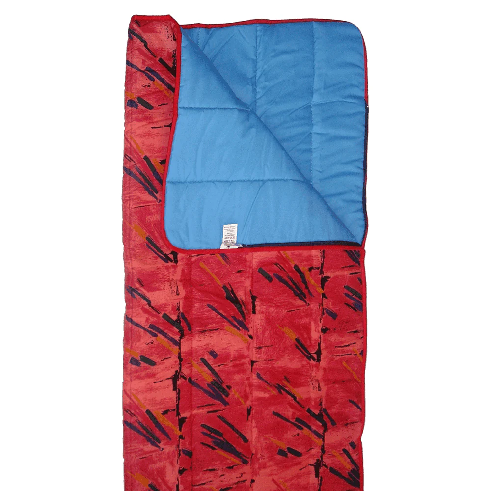 Clisport Red Splash printed sleeping bag