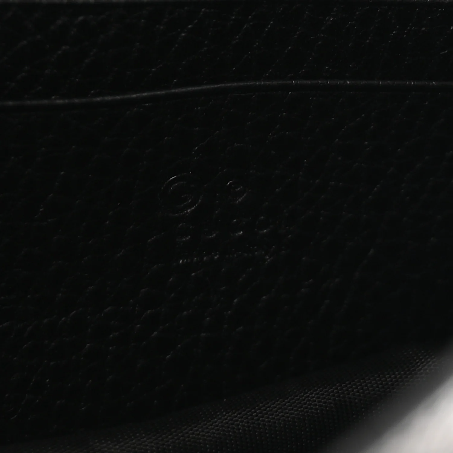 Dollar Calfskin Interlocking G Chain Wallet Black - Top Club
