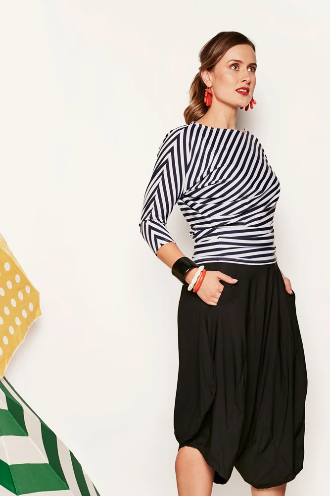 Flair Pants  - Black UPF50+ - IGAOMI