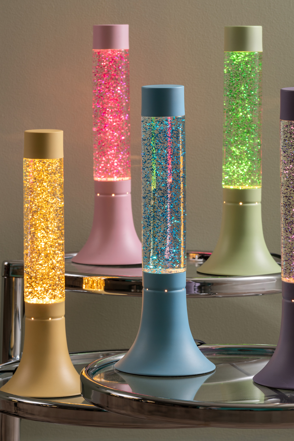 Tafellamp Astro Glitter - Zachtpaars