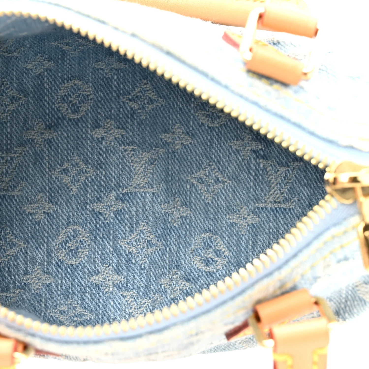 Monogram Denim Nano Speedy Sky Blue - Top Club