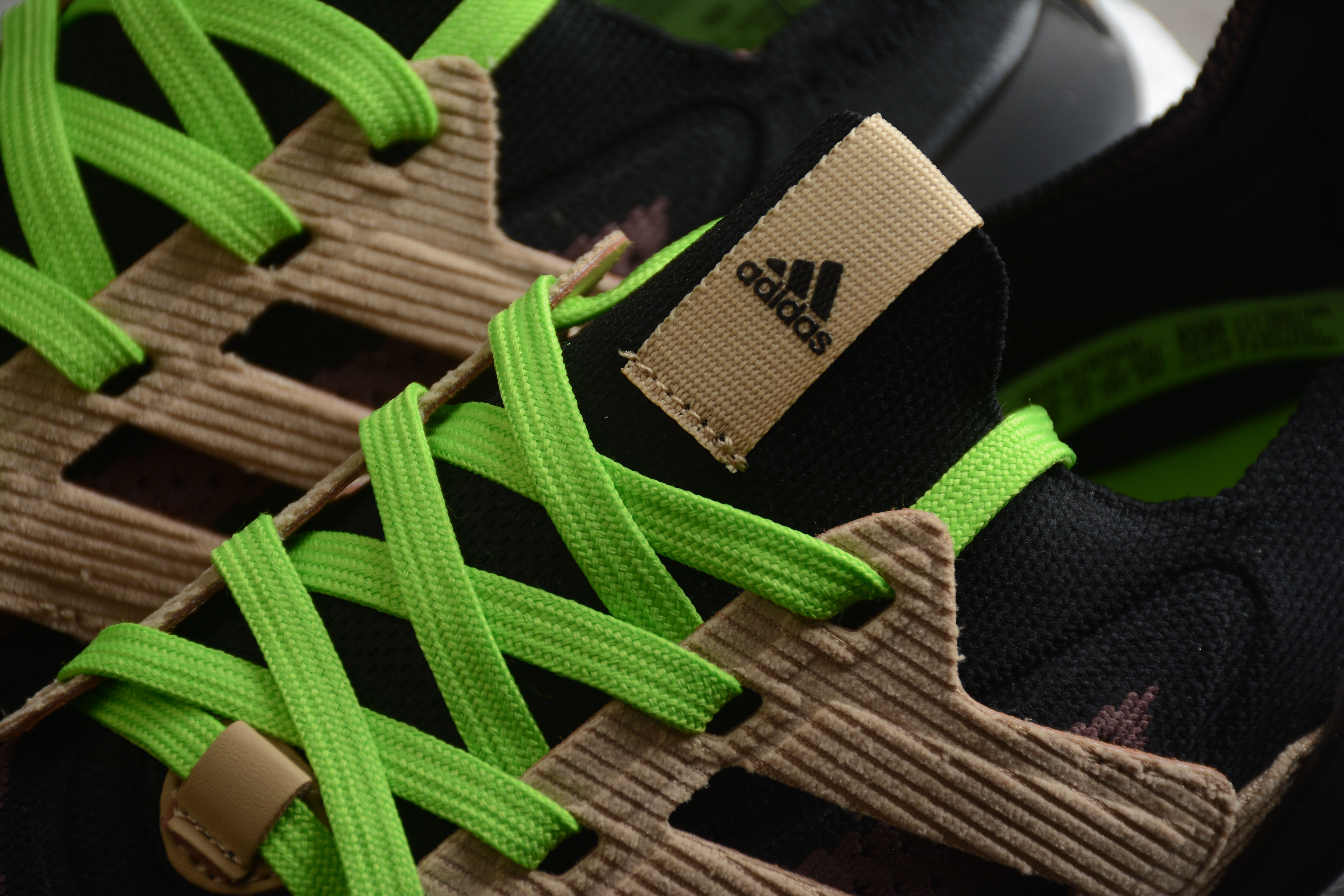 adidas Ultra Boost 21 Black Beige Tone Green GX5254 - Sneaker Replica Workshop