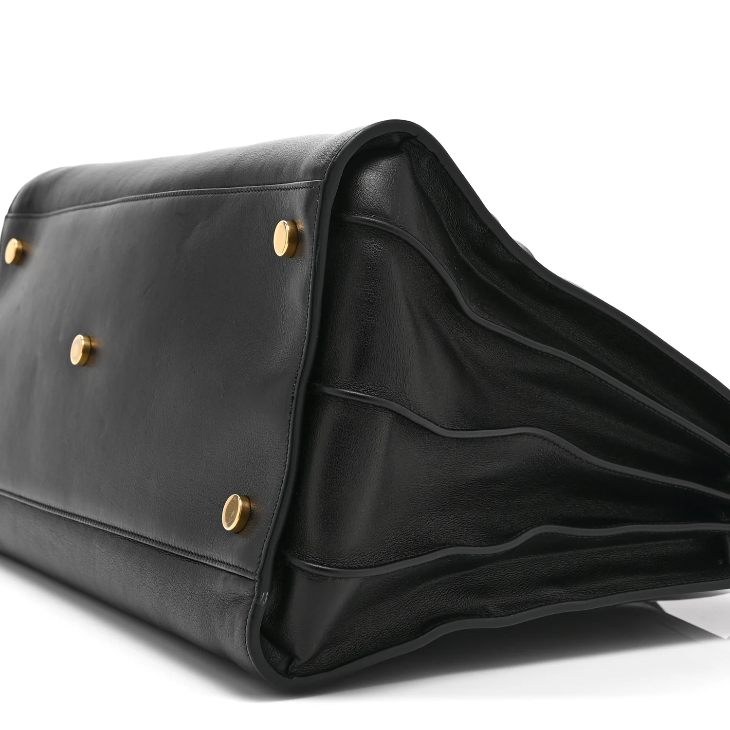 Calfskin Large Sac de Jour Carryall Black - Top Club