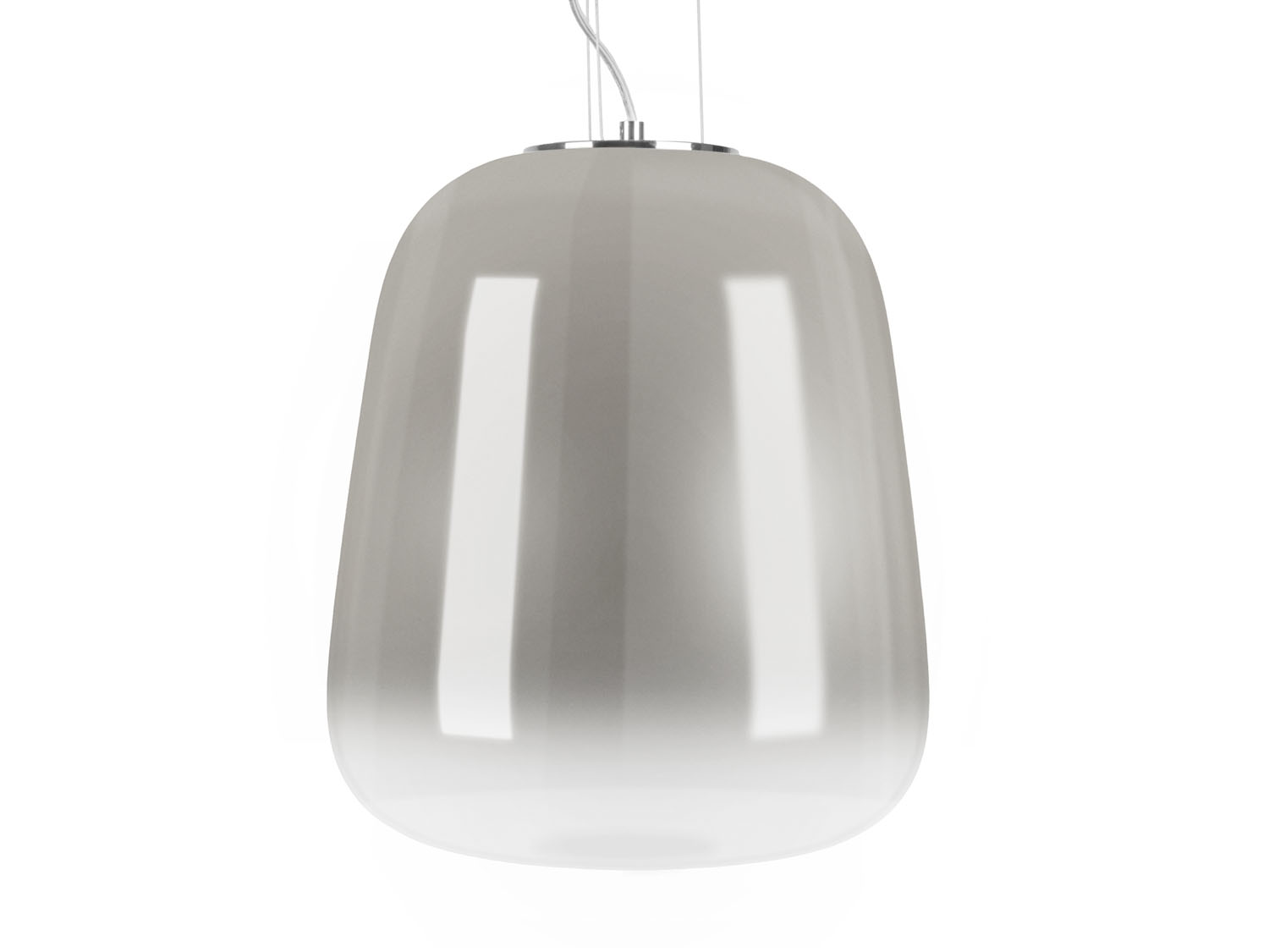 Pendant Lamp Cone chrome shadow