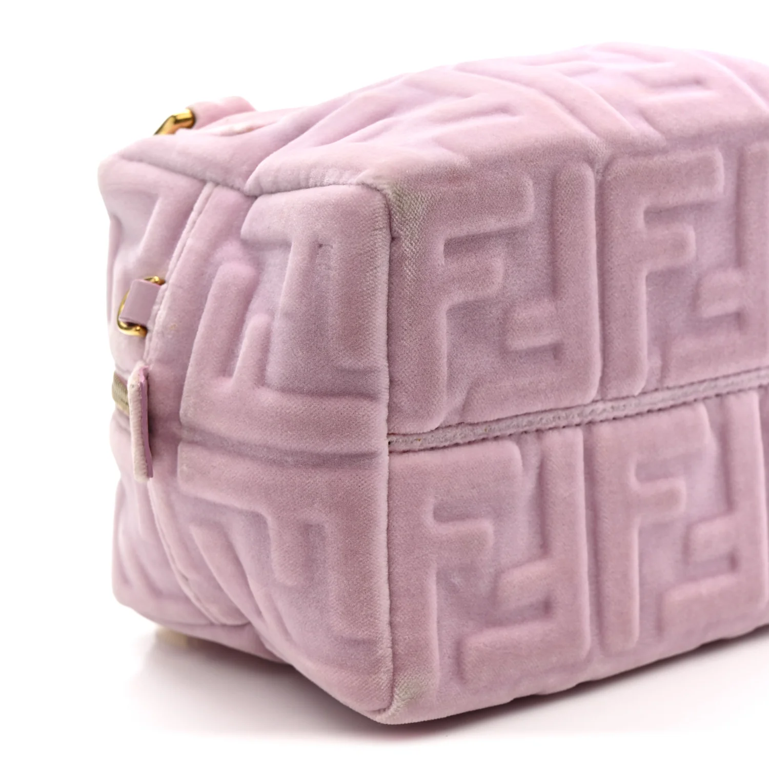 Velvet FF Embossed Mini Boston Box Rose Confetto - Top Club