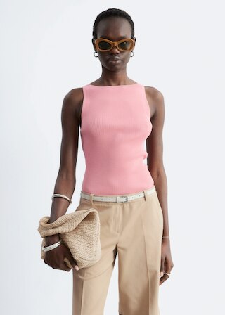 & Other Stories RIB-KNIT TANK TOP
