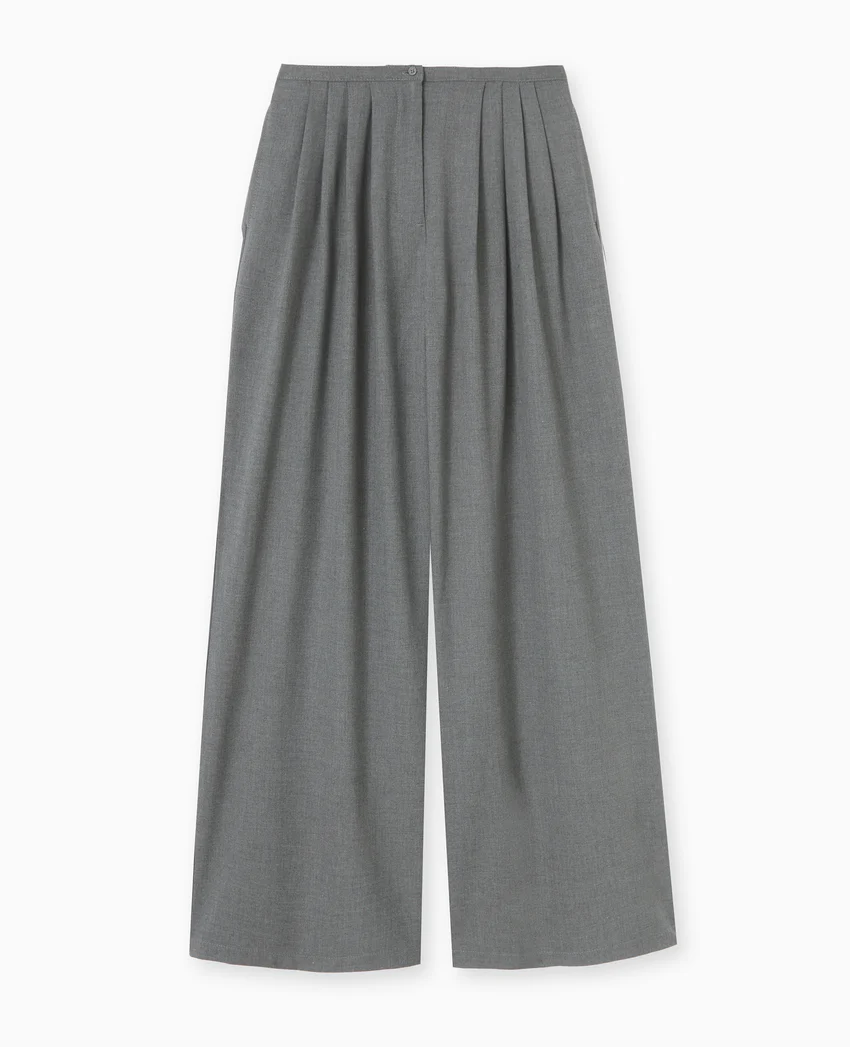 Pimkie Pantalon large et droit avec pinces