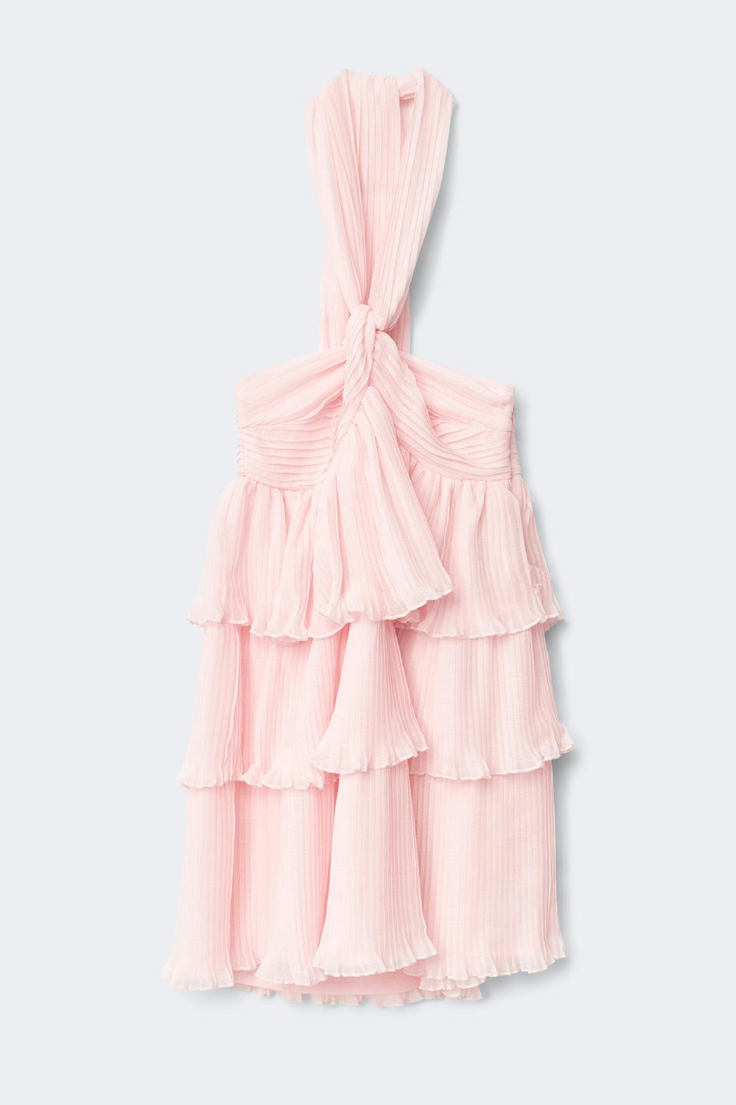 Gina Tricot 14+ halterneck frill dress