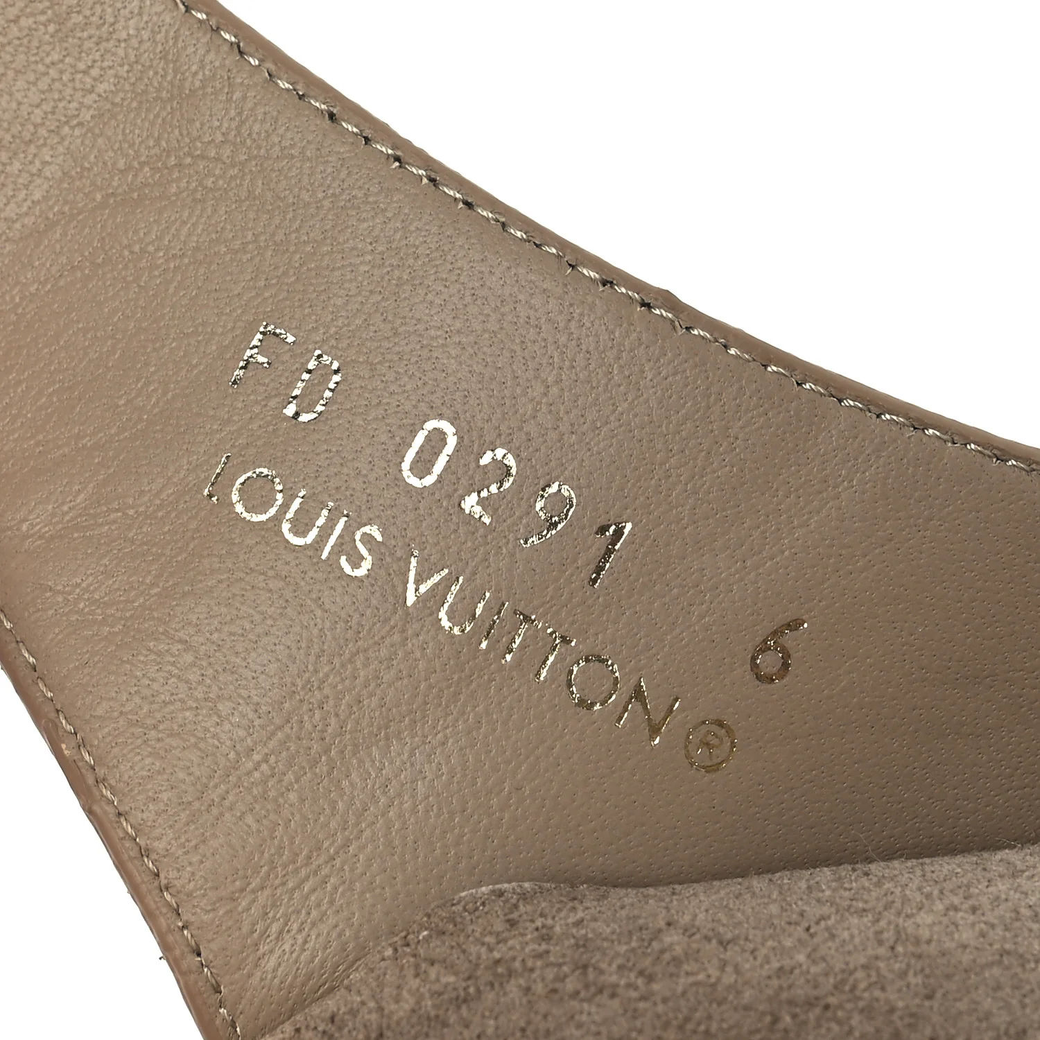 Monogram Fur LV Easy Mule 6 Brown - Top Club