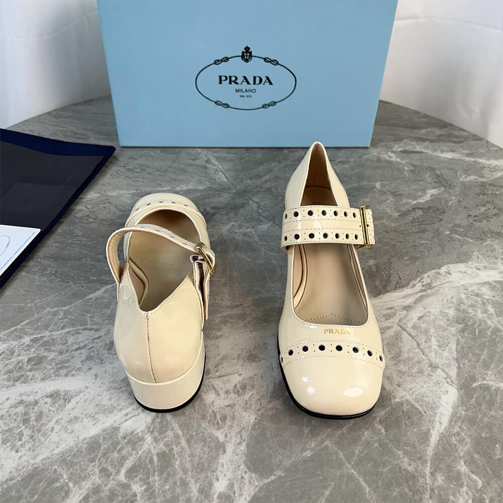 PRADA Patent leather Mary Jane pumps - Top Club