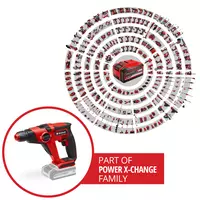 Cordless Rotary Hammer TE-HD 18/12 Li - Solo