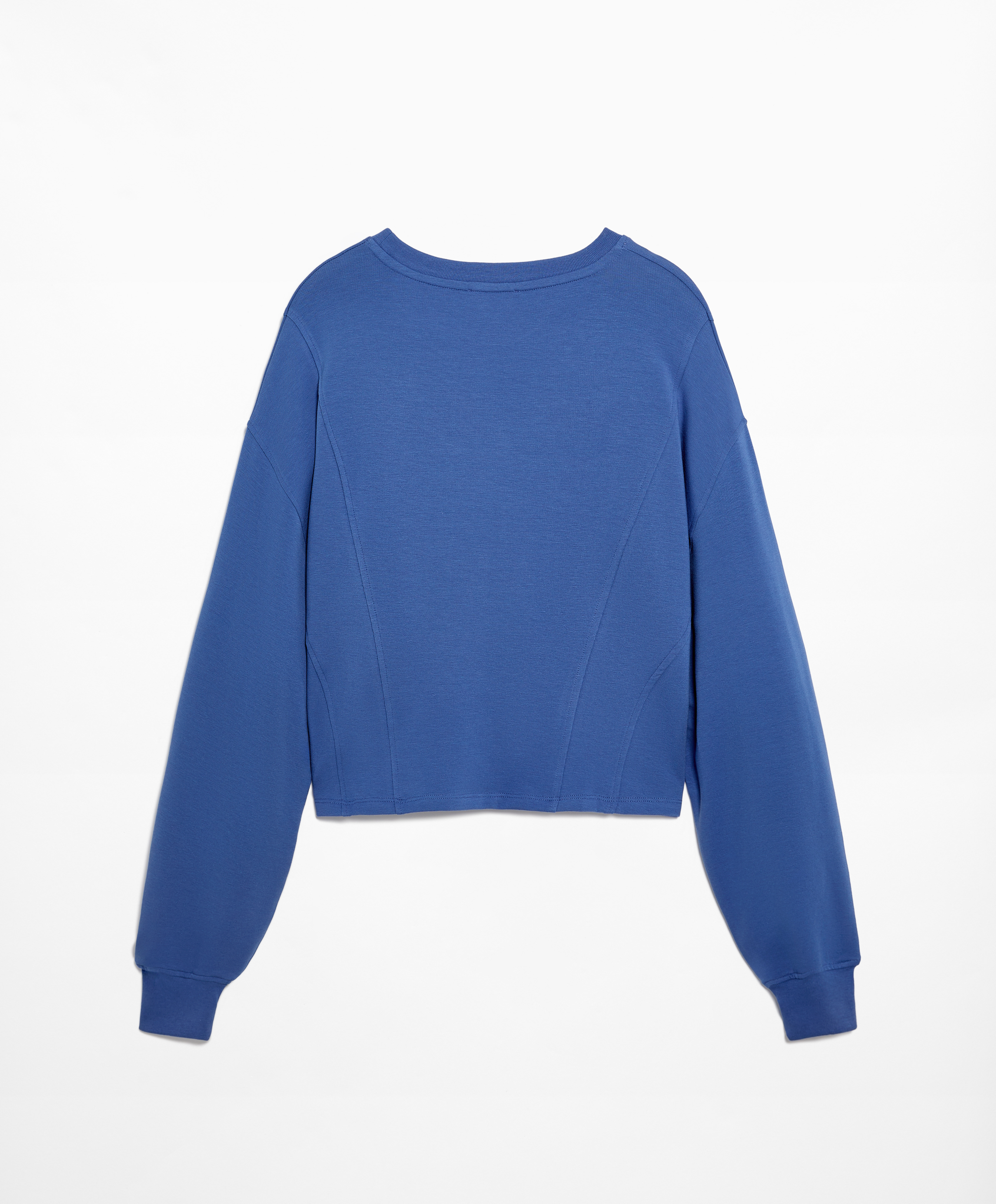 OYSHO Crop sweatshirt with cotton and modal