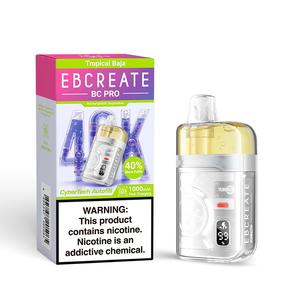 EBCREATE BC PRO Rechargeable Disposable Vape (All Flavours)