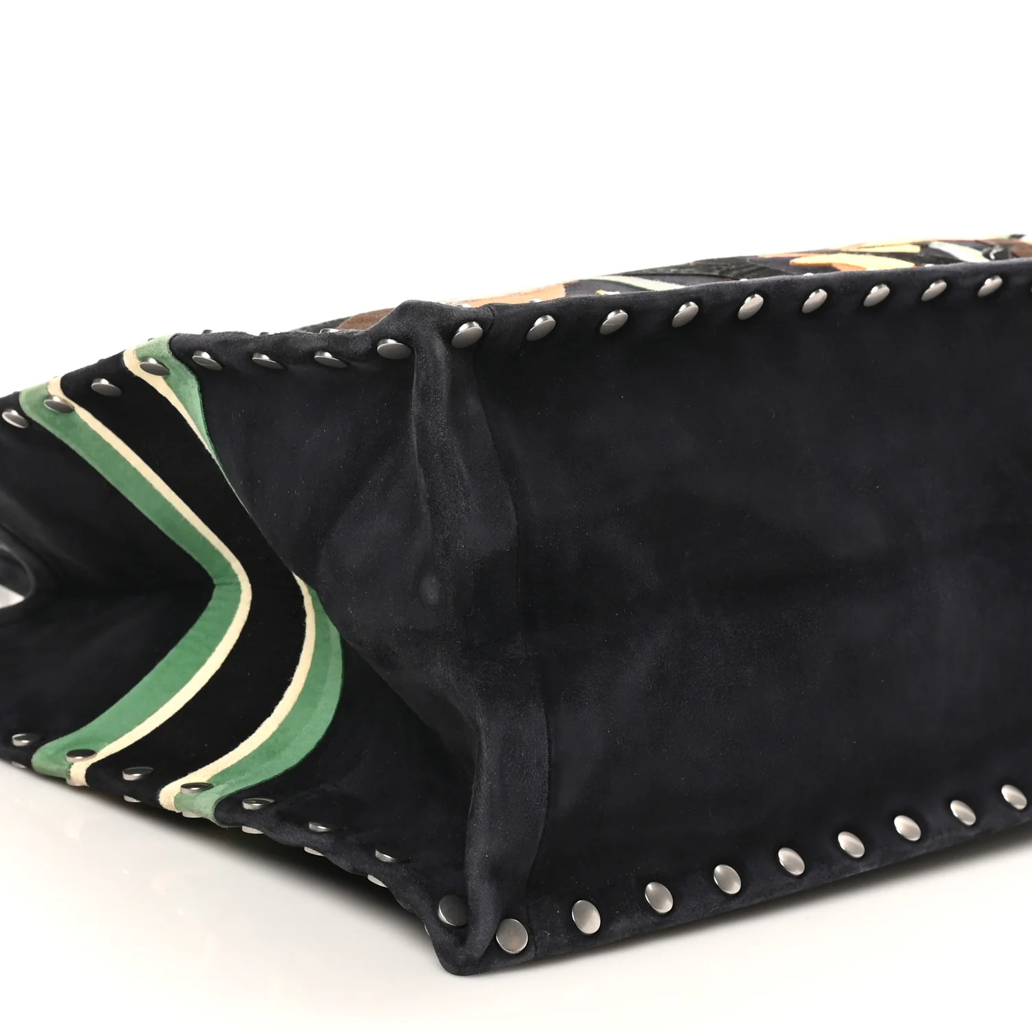 Suede Large L'Air Book Tote Black - Top Club