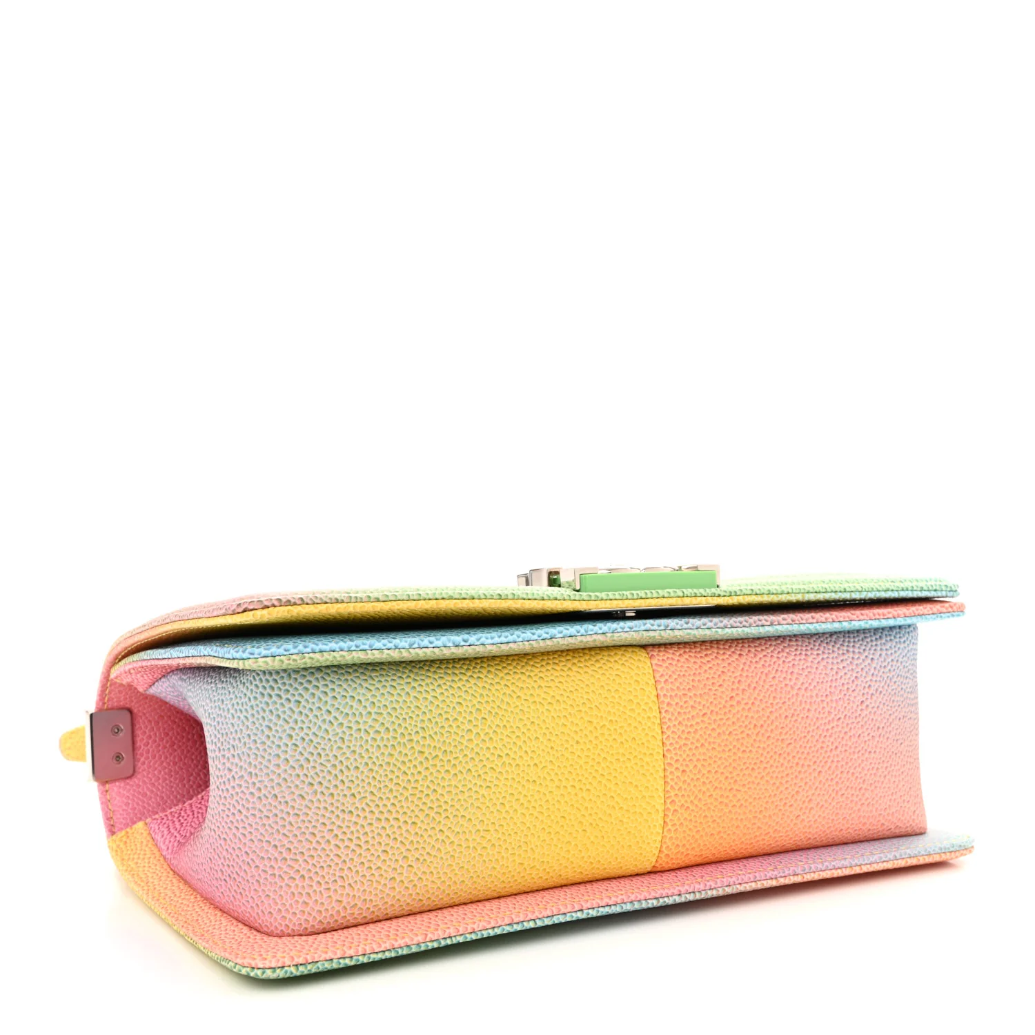 Caviar Quilted Medium Cuba Rainbow Boy Flap Multicolor - Top Club