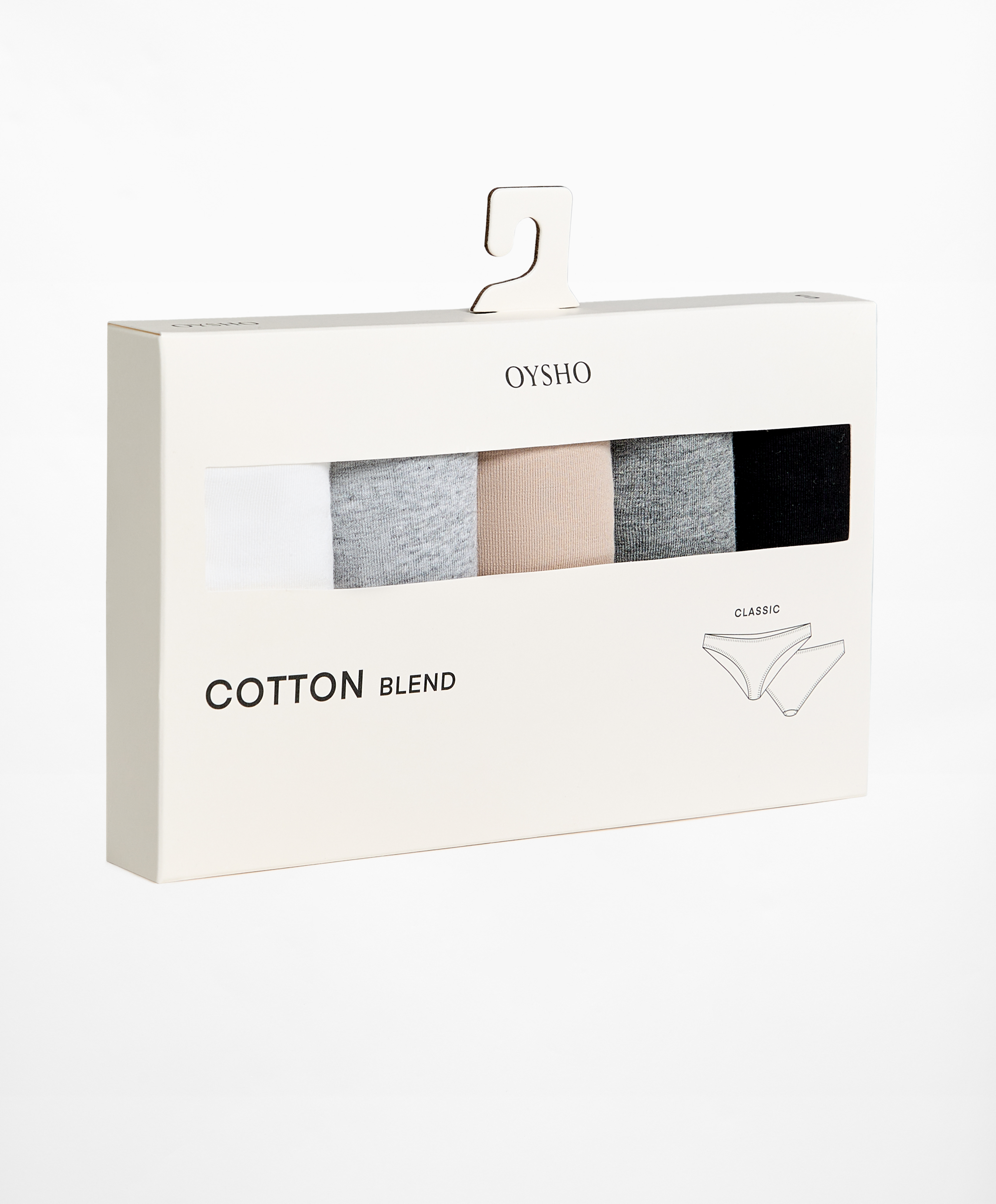 OYSHO 5 cotton blend classic briefs