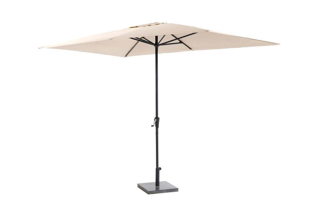 Ombrellone da giardino a palo centrale 300x200 cm beige