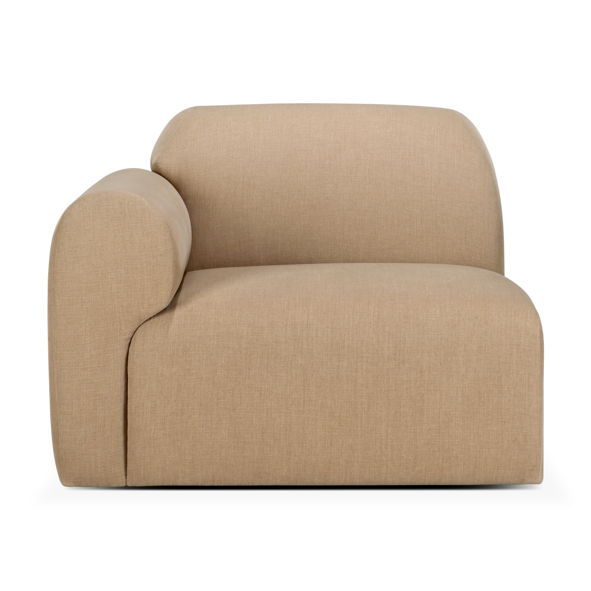 Bulky modulaire sofa - rechter hoek - light sepia