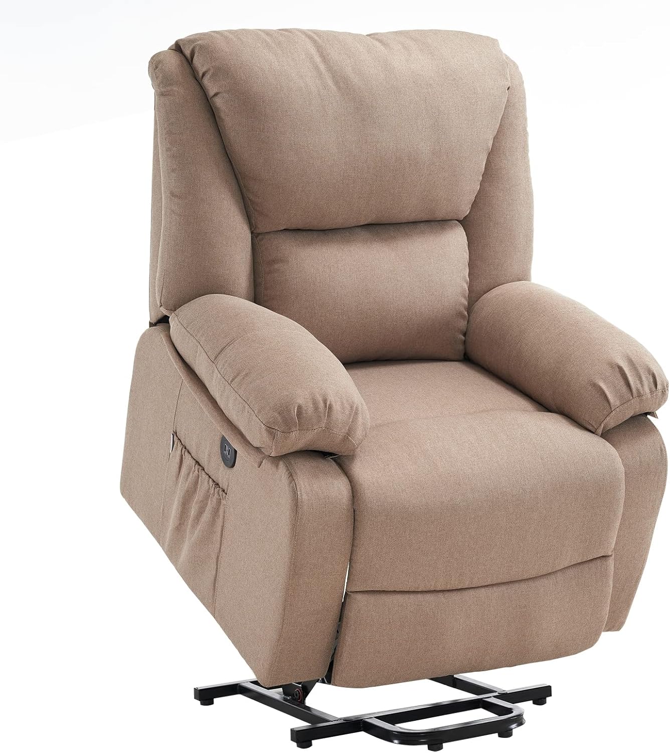 ECODE Relax Massage Chair Stelvio Lift Lift, Electric Recline 160, Heat Function, Auto Programs, Vibro Undulation, 2 USB Recharge Ports, A++, ECO-8520UP (Beige)