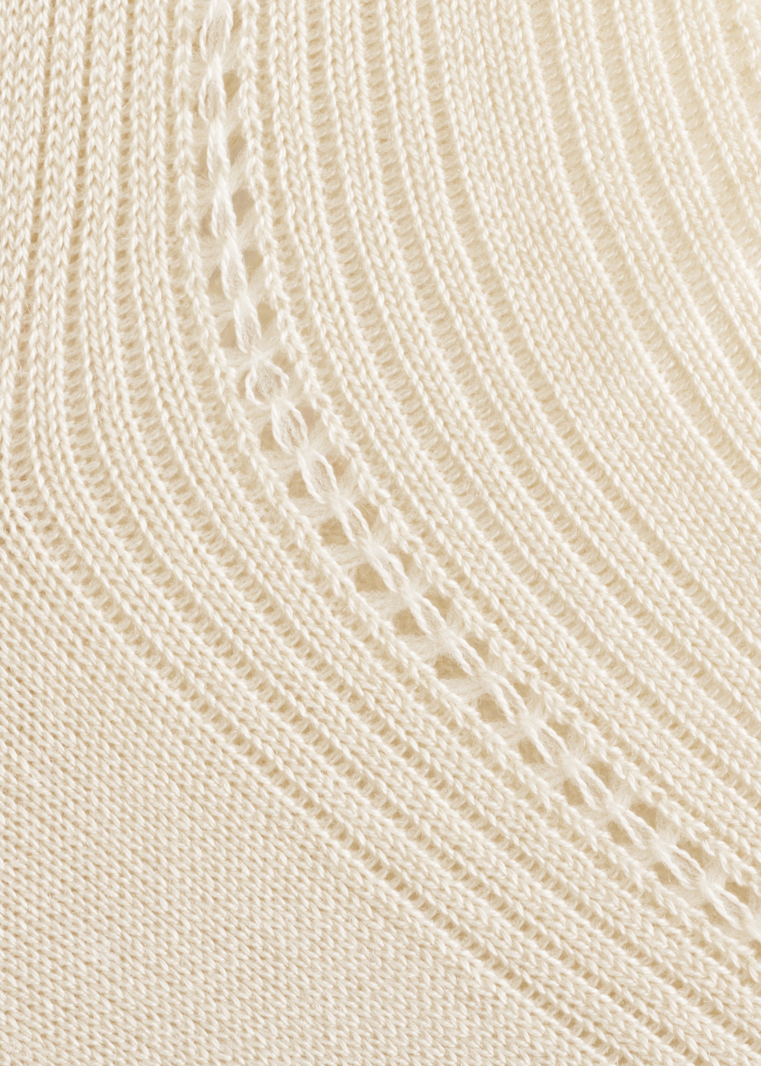 & Other Stories RIB-KNIT SILK-BLEND SOCKS