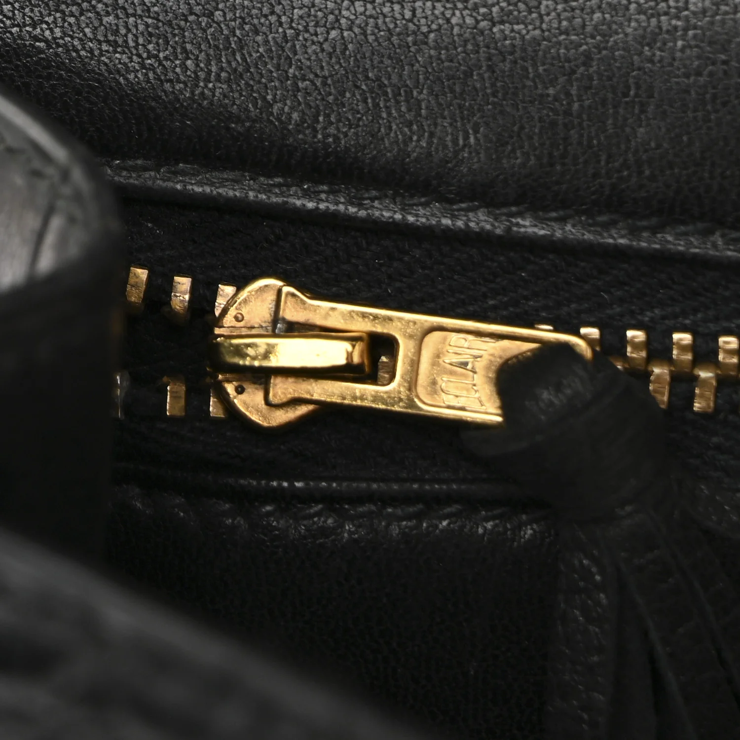 Shiny Caiman Crocodile Constance 23 Black - Top Club