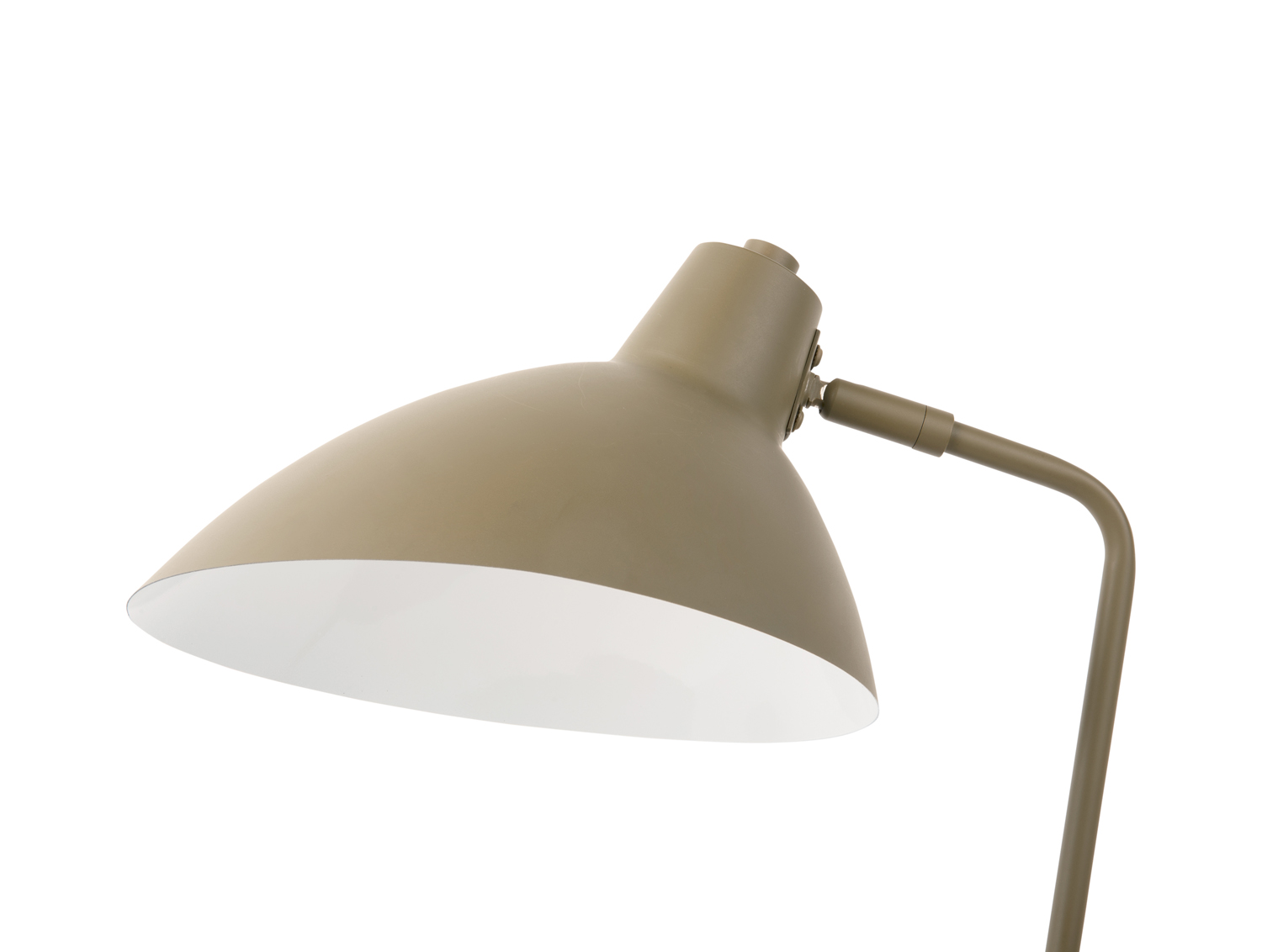 Table lamp Casque iron moss green