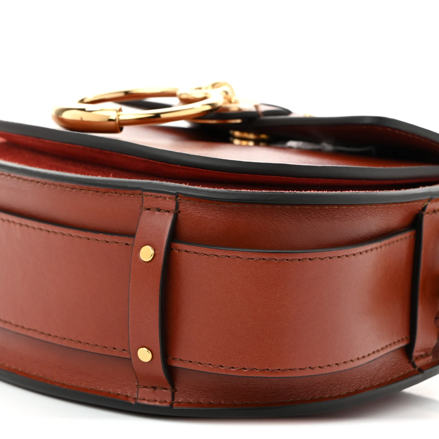 Calfskin Small Tess Bag Sepia Brown - Top Club