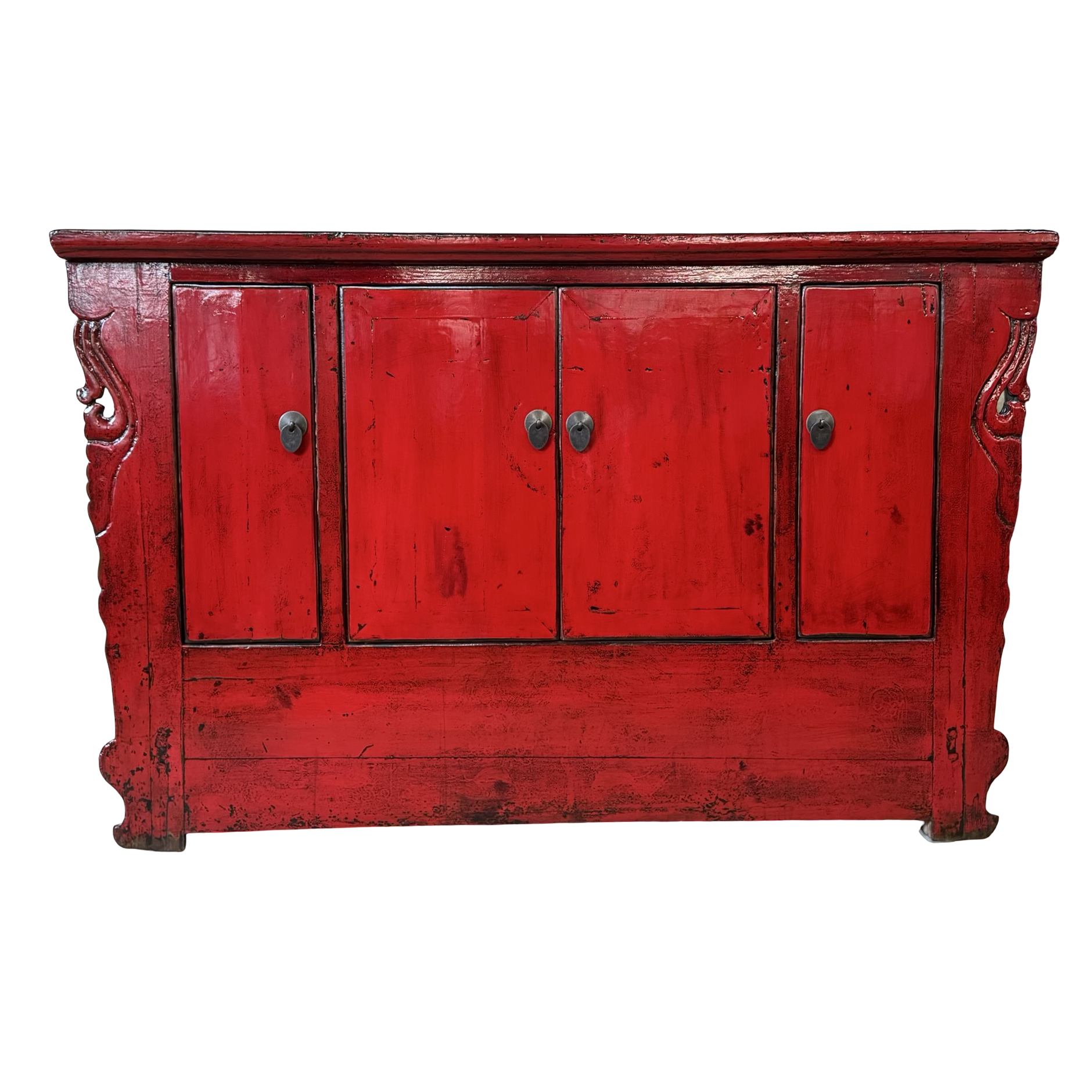 Dressoir rood Shanxi uniek