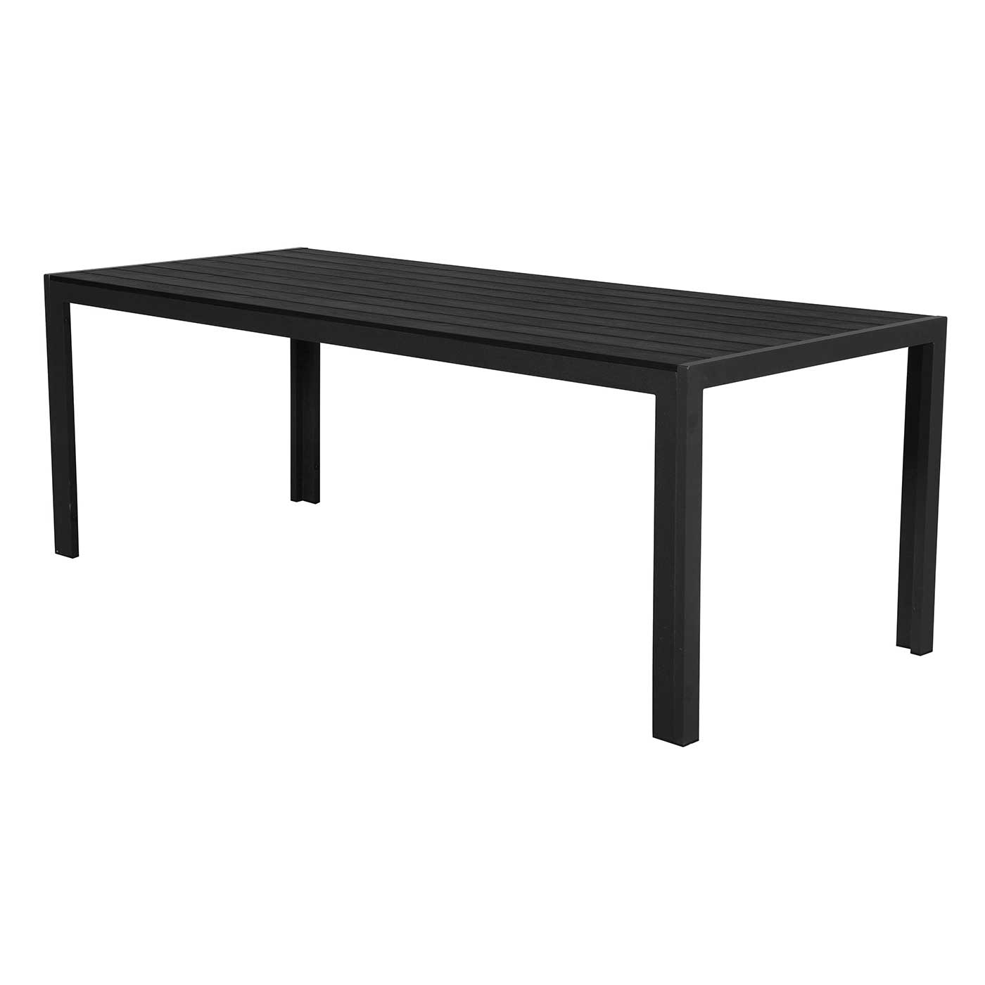 Tuintafel polywood Vinn Zwart