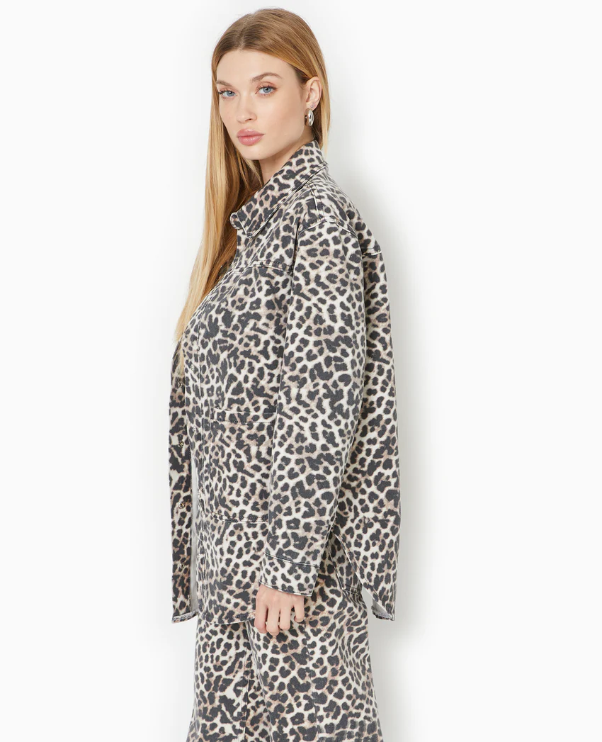 Pimkie Surchemise en toile motif léopard