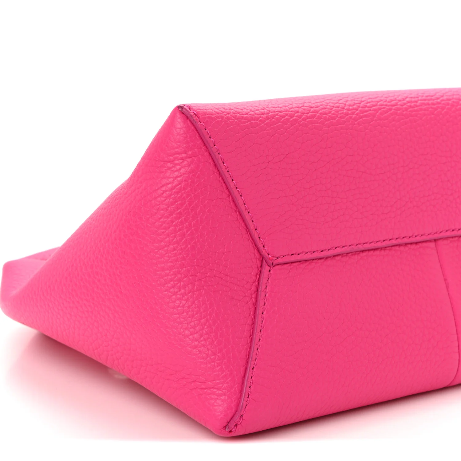 Grained Calfskin Mini The Sack Bag Hot Pink - Top Club