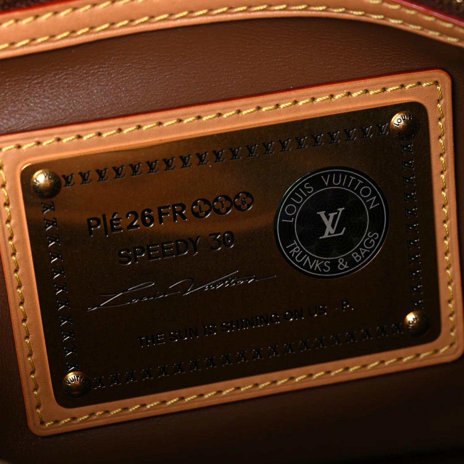 Calfskin Monogram Speedy P9 Bandouliere 30 Ocre - Top Club