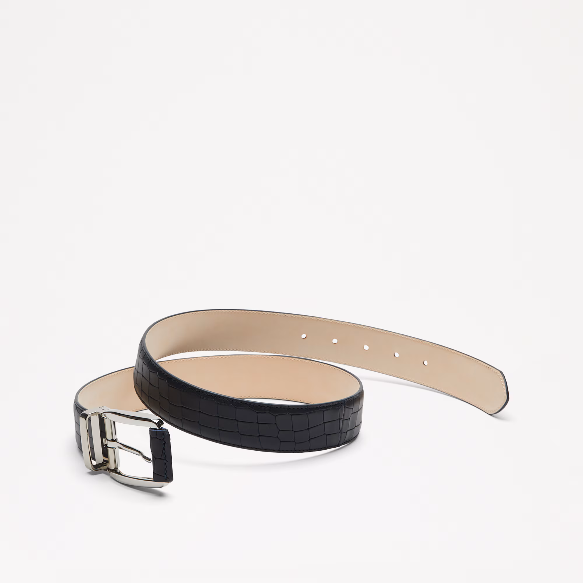 SanmarinoCroc-Effect Belt