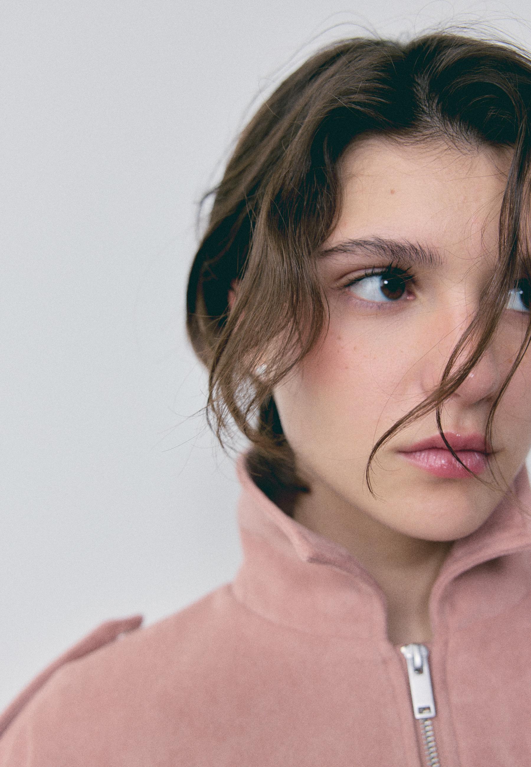 FAUX SUEDE BOMBER JACKET