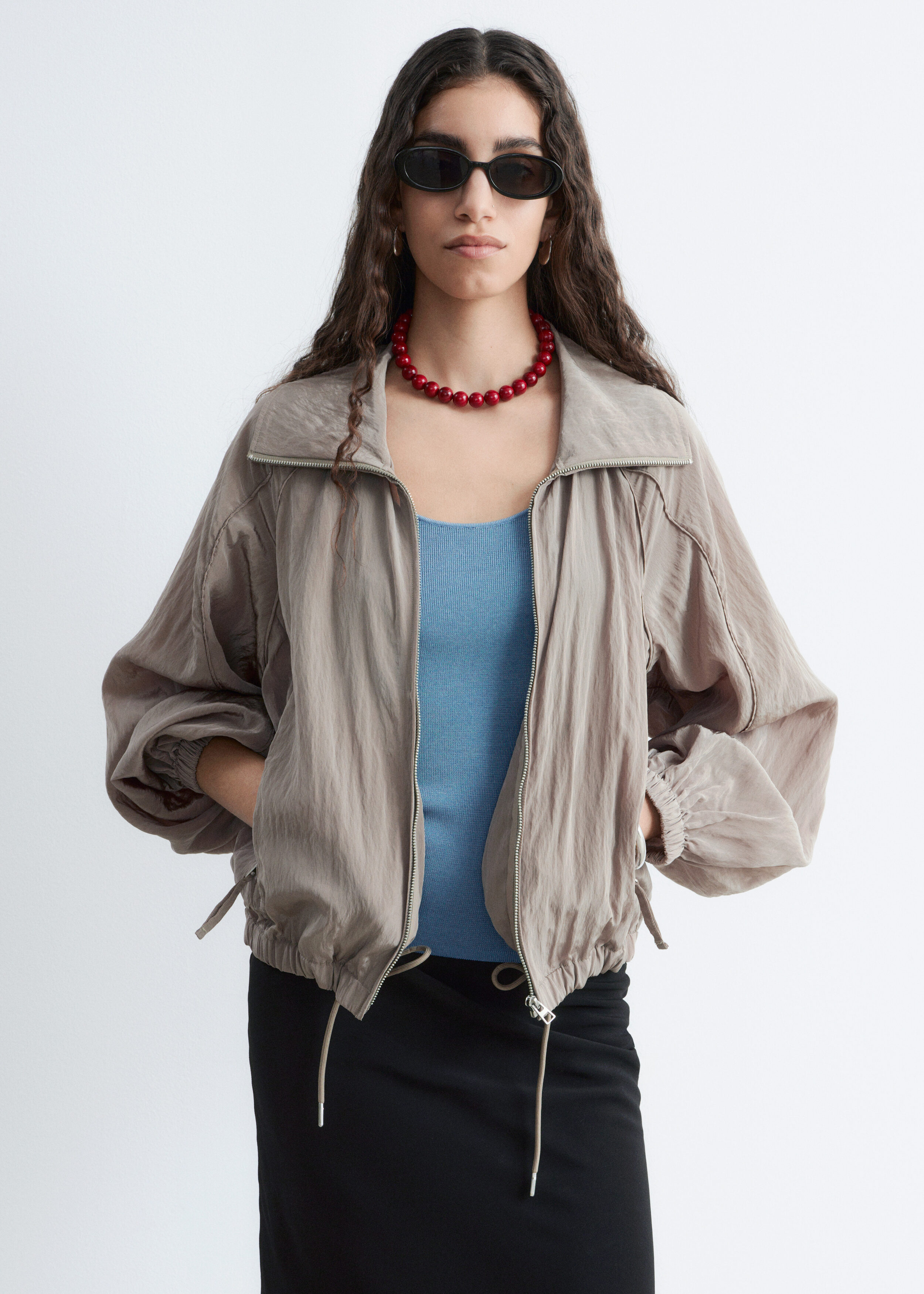 & Other Stories SPORTY VISCOSE-BLEND JACKET