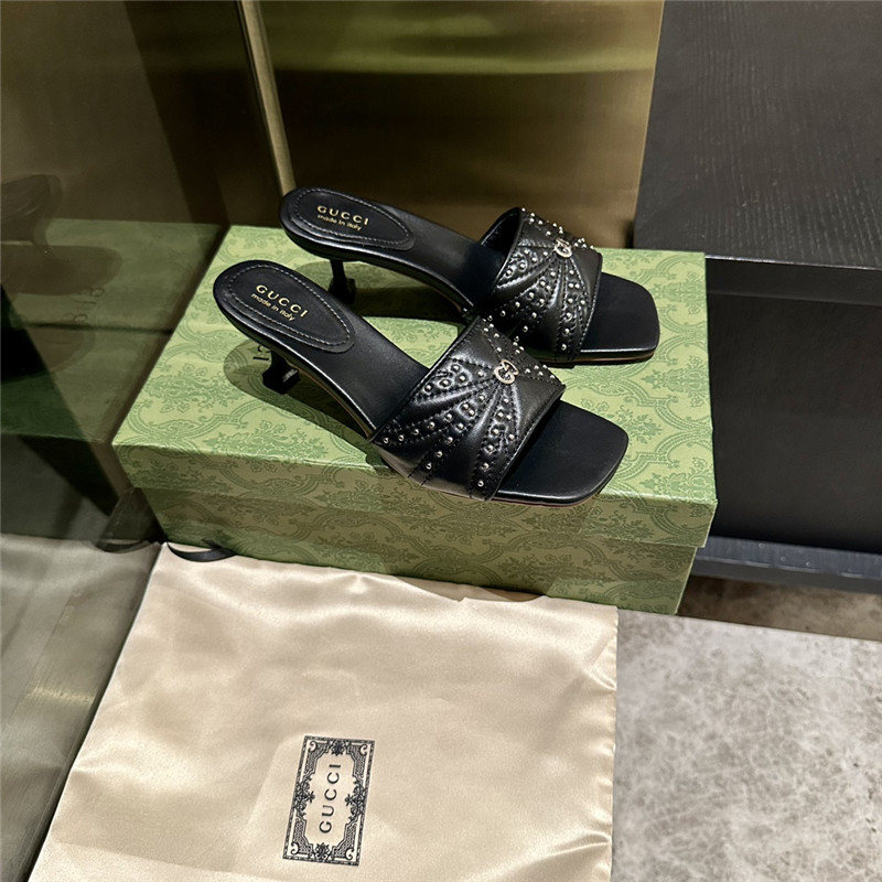 gucci high heel fish mouth sandals and slippers - Sneaker Replica Workshop
