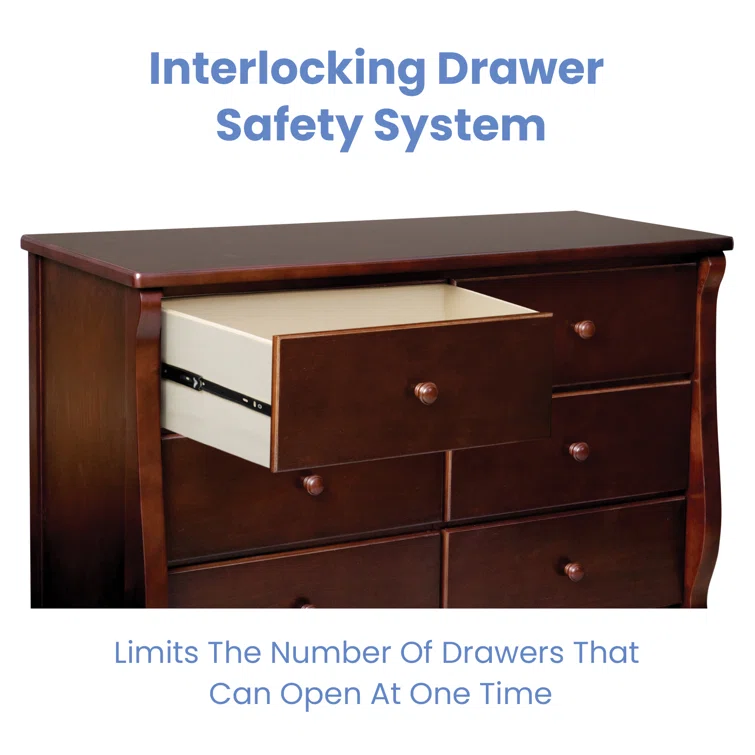 Universal Double Dresser -Made of Solid Woods