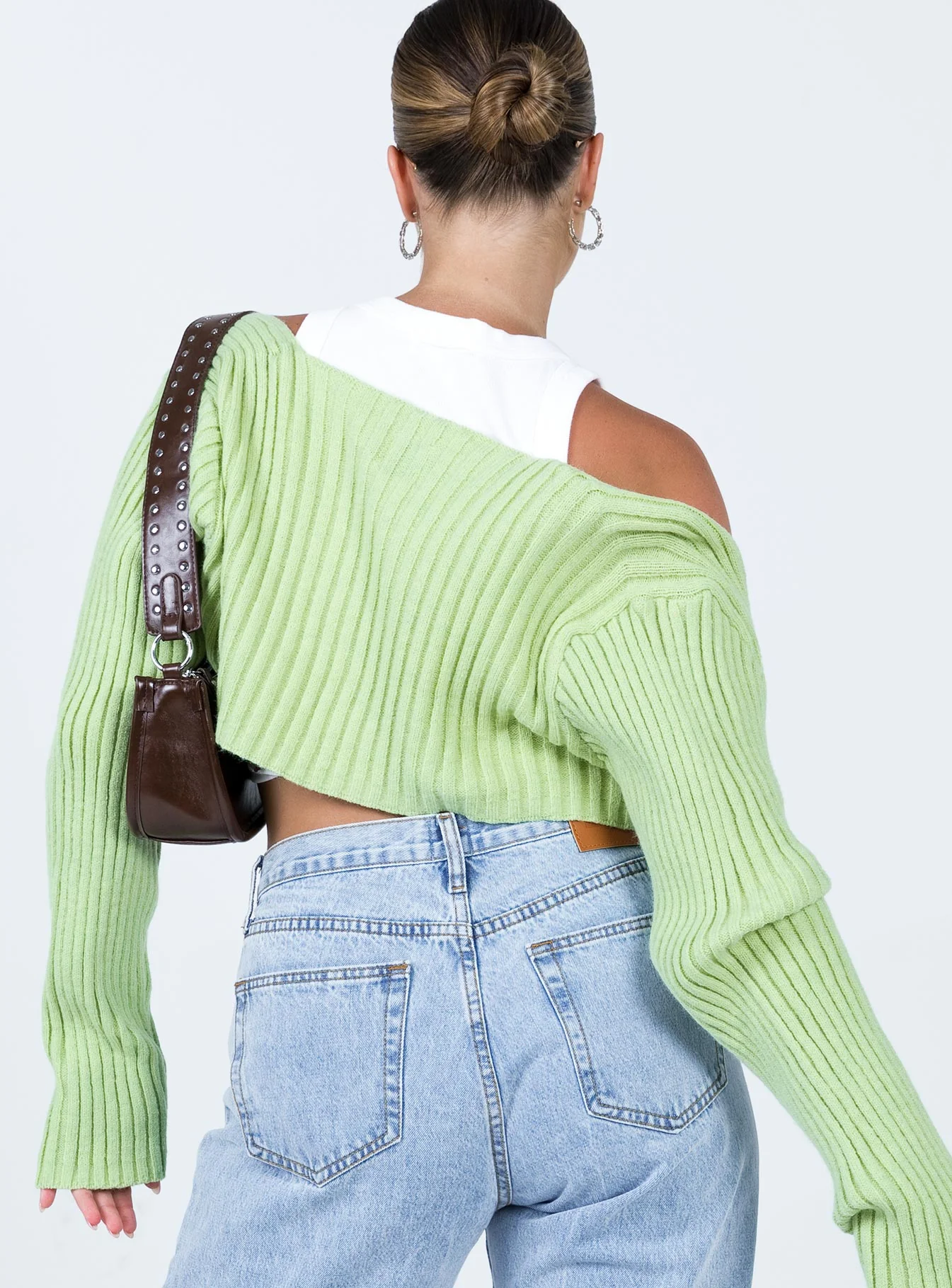 Aytan Bolero Sweater Green