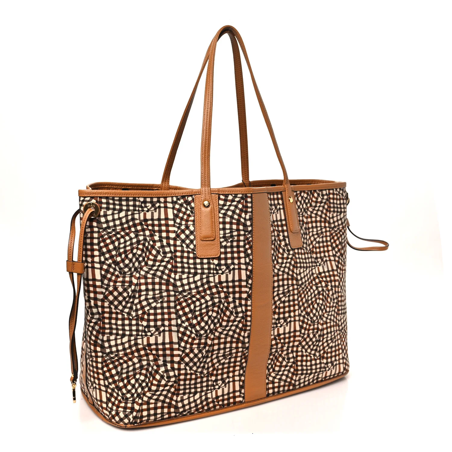 Visetos Large Liz Reversible Shopper Tote Cognac - Top Club