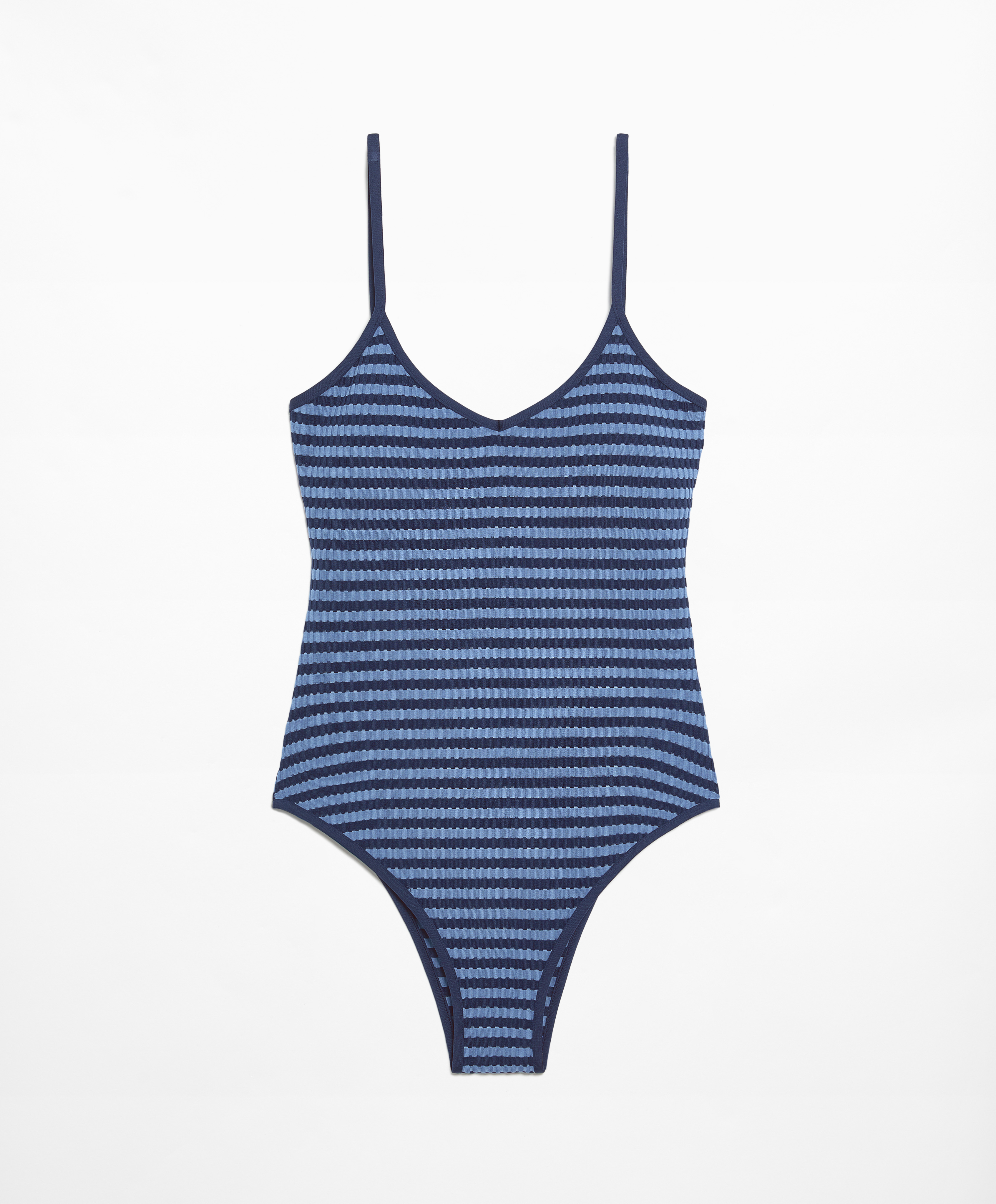 OYSHO Textured stripe triangle swimsuit