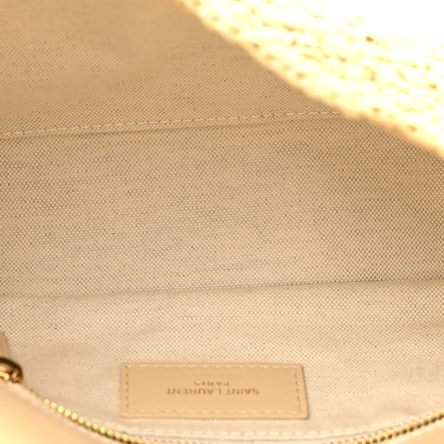 Raffia Monogram Medium Jamie Natural Avorio - Top Club